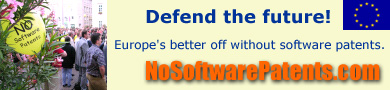 Defend the future ! Europe's better off without software patents.